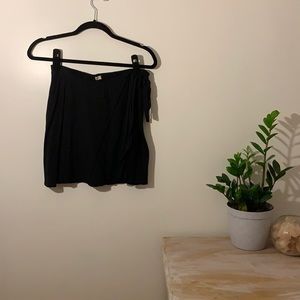 Faux Wrap Skirt
